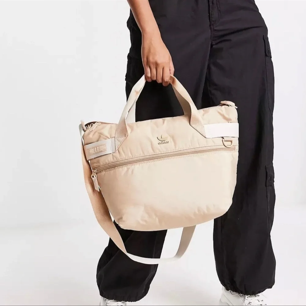 Adidas Originals Puffer Tote in Magic Beige - Picture 4 of 9